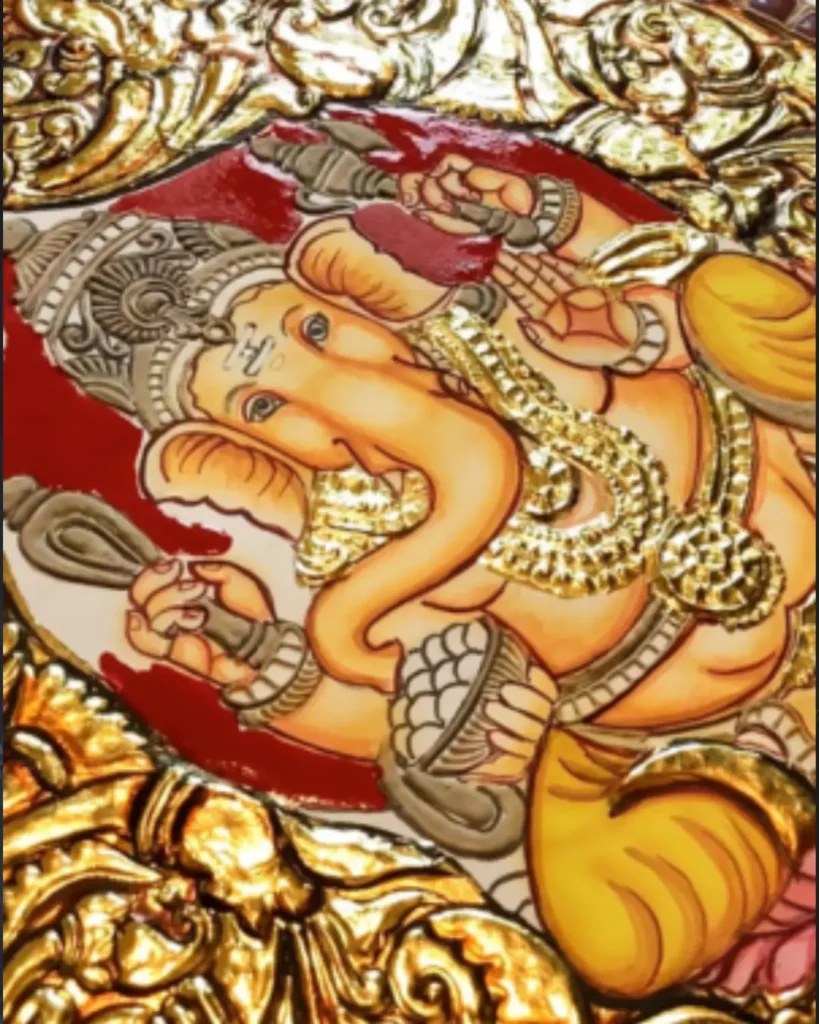 ganesha gold foiling