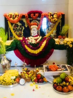 Customer review image for handmade Tanjore painting