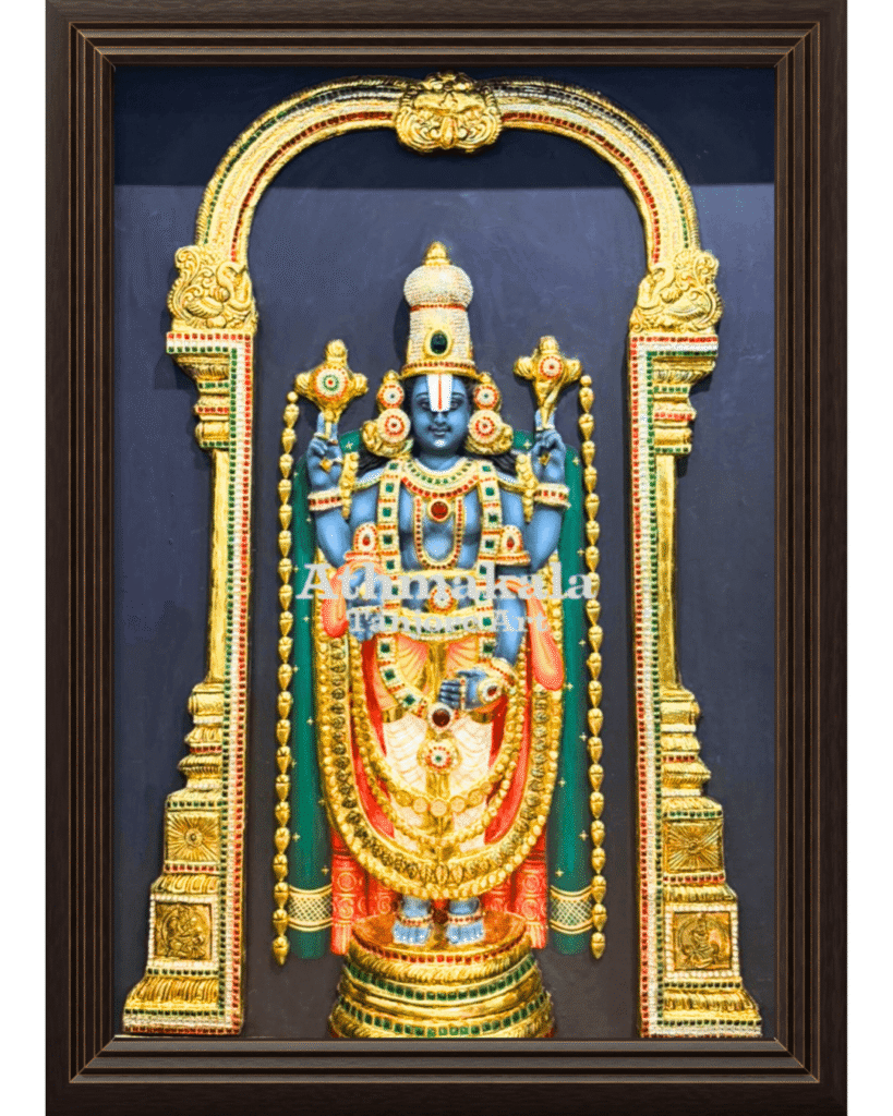 balaji 3d painting with royal god touch