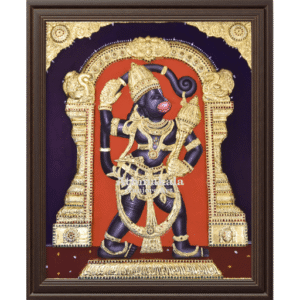 anjaneya swamy semiembossed tanjore painting at atmakala